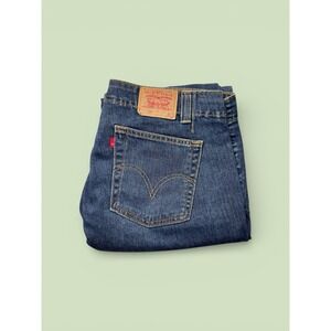 Levi's 525 Nouveau Low Bootcut Stretch Denim Jeans Womens 14 MIS M